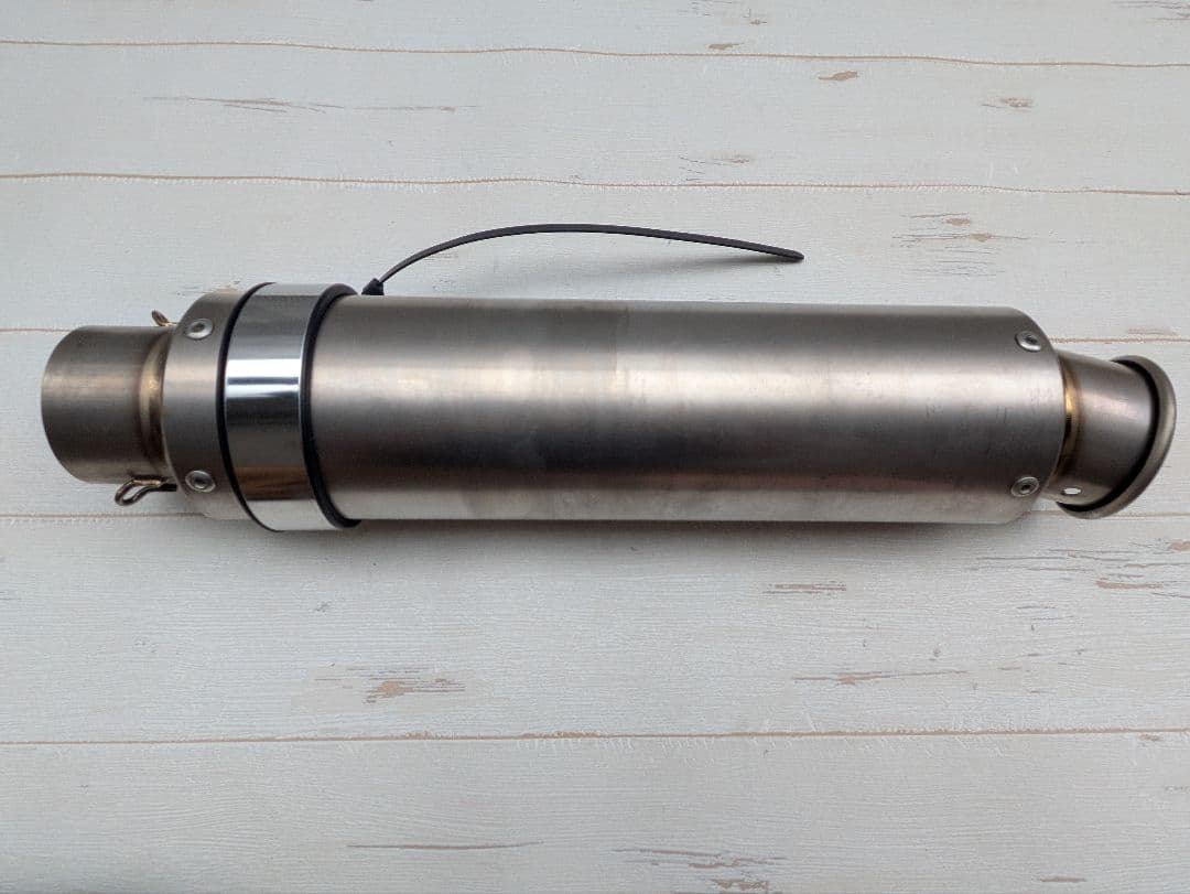 ★中古品 チタンマフラーサイレンサー 60.5 汎用品