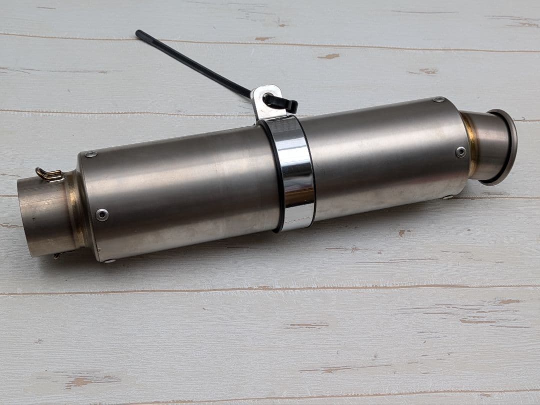 ★中古品 チタンマフラーサイレンサー 60.5 汎用品