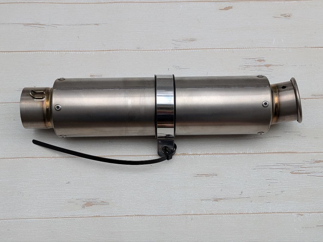 ★中古品 チタンマフラーサイレンサー 60.5 汎用品