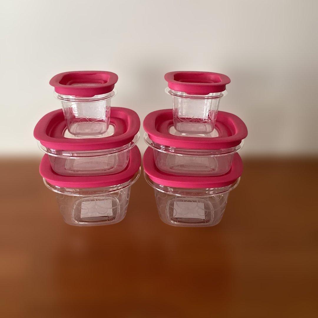 Rubbermaidラバーメイドプレミア食品保存容器6個セット　新品未使用