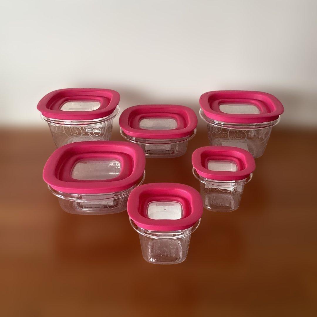 Rubbermaidラバーメイドプレミア食品保存容器6個セット　新品未使用