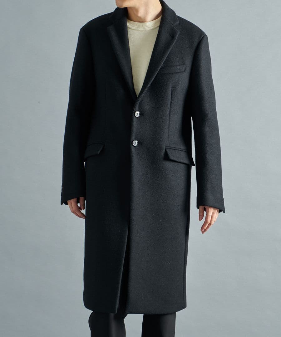 新品 STUDIOUS カシミヤウール チェスターコート サイズ2