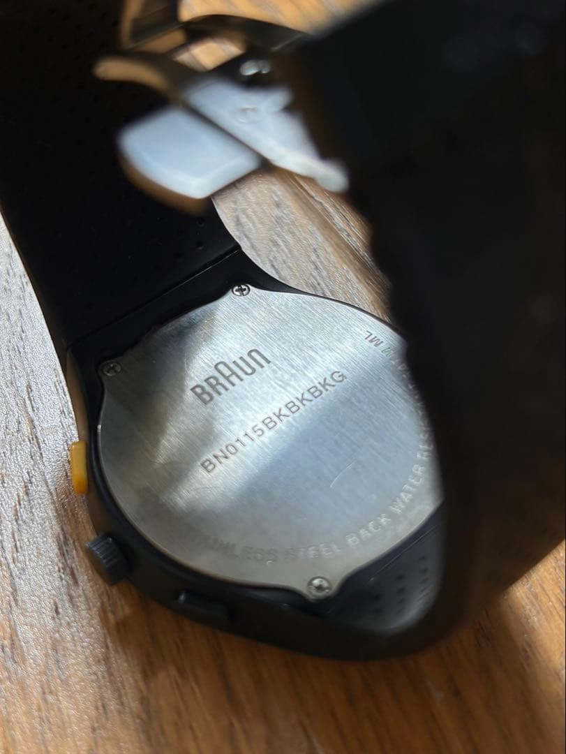 BRAUN BN015BK/BK/KG ブラック ラバーベルト時計