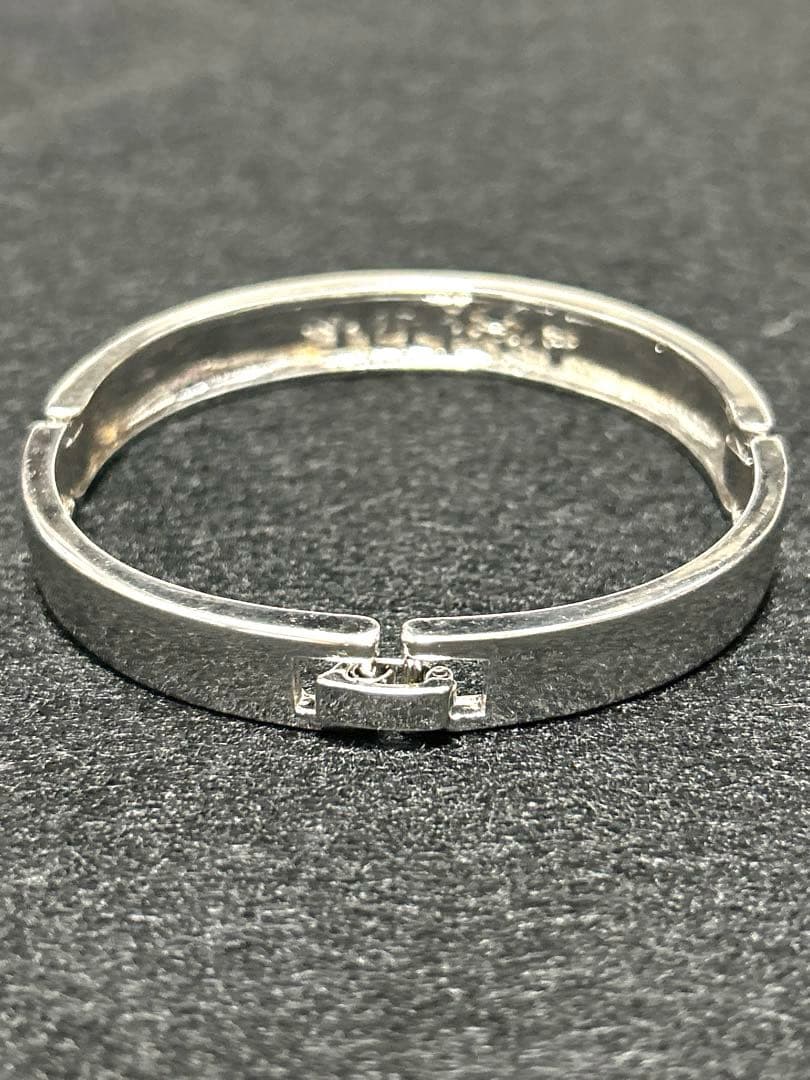 【希少】Dior クリスチャンディオール 透かしロゴ　バングル ブレスレット