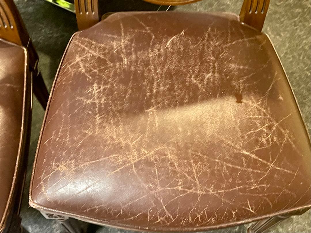 カリモク アンティーク チェア ダイニングチェア 椅子 2脚セット