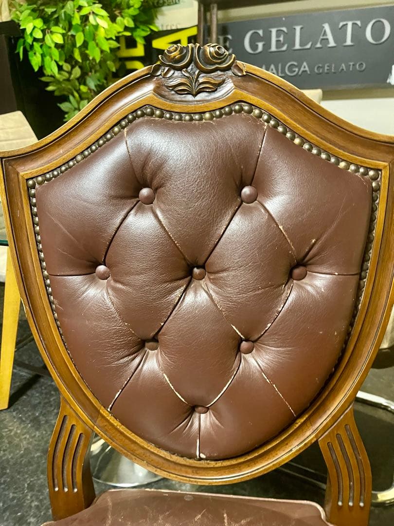 カリモク アンティーク チェア ダイニングチェア 椅子 2脚セット