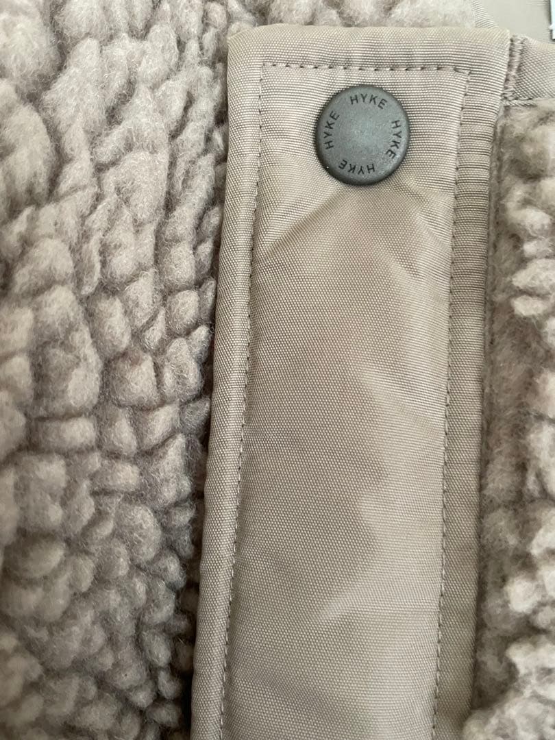 HYKE ボア ロングコート サイズ1