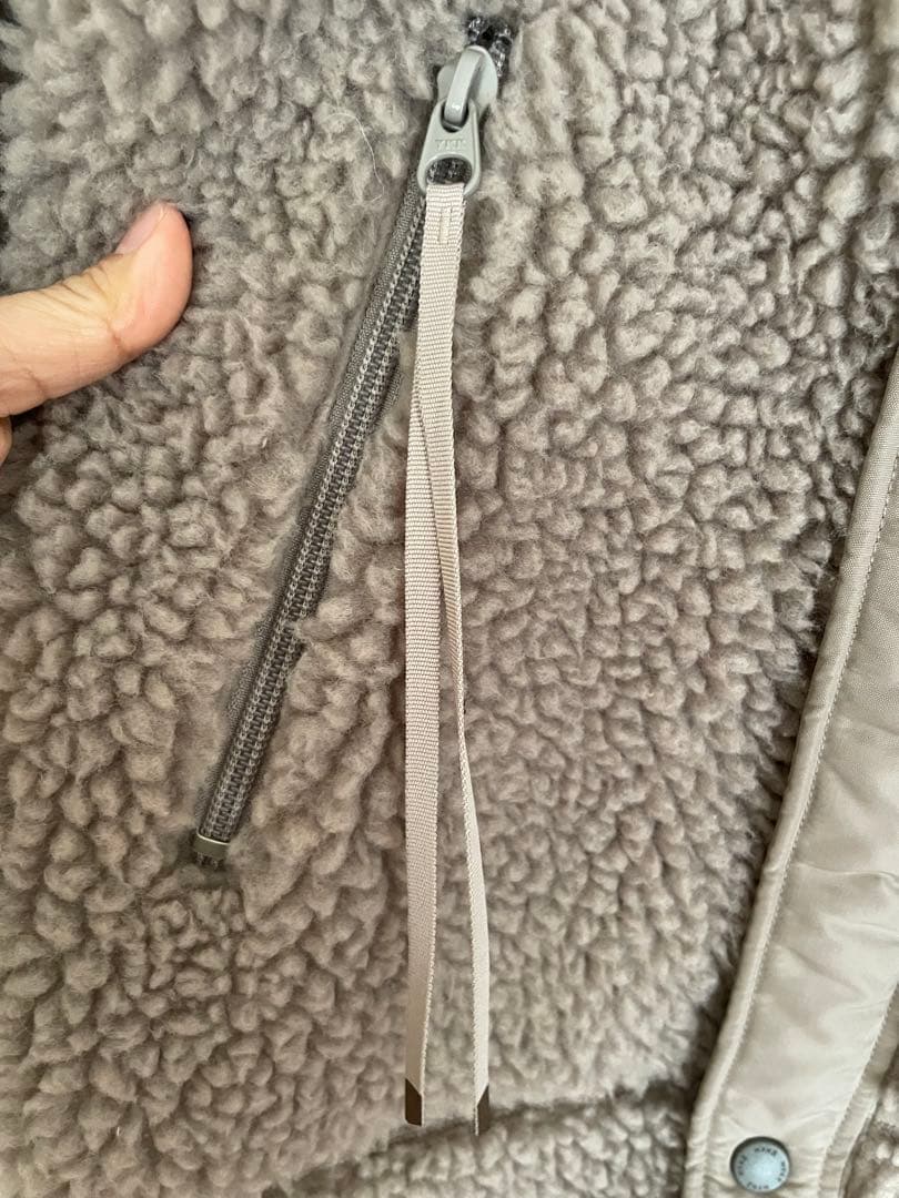 HYKE ボア ロングコート サイズ1