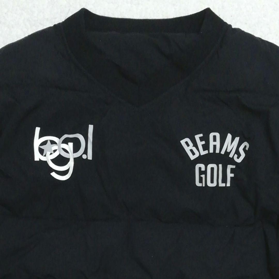 良品!BEAMS GOLFビームスゴルフ 中綿スニード(M)防寒 撥水加工 黒色