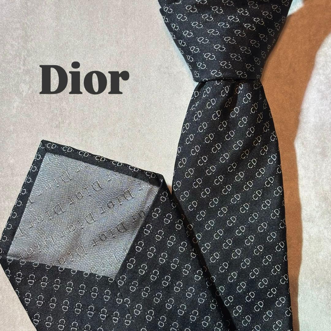 Dior ディオール　ネクタイ　CDロゴ