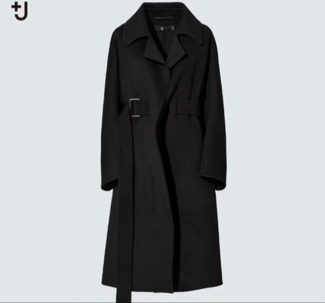 ひ*し様 未使用　ユニクロ +J　ジルサンダー　カシミヤブレンドラップロングコー