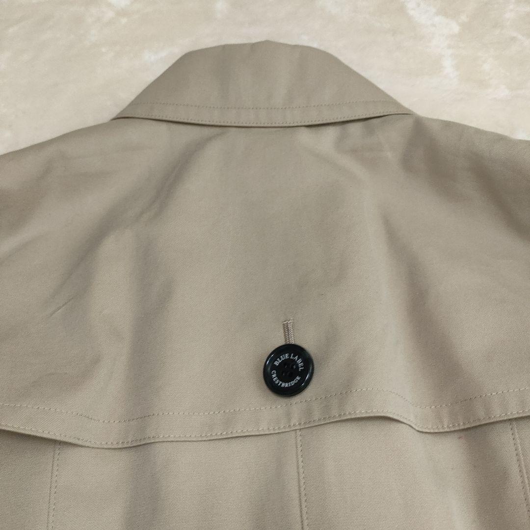 極美品 ブルーレーベルクレストブリッジ ライナー付トレンチコート 38 ベージュ