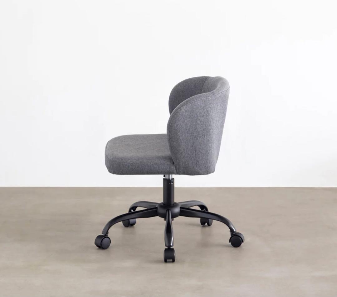 【かなでもの】 デスクチェア グレー