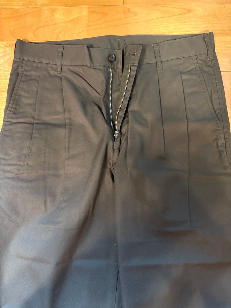 新品★ コムデギャルソン　オム　カーキコットンパンツ　XS