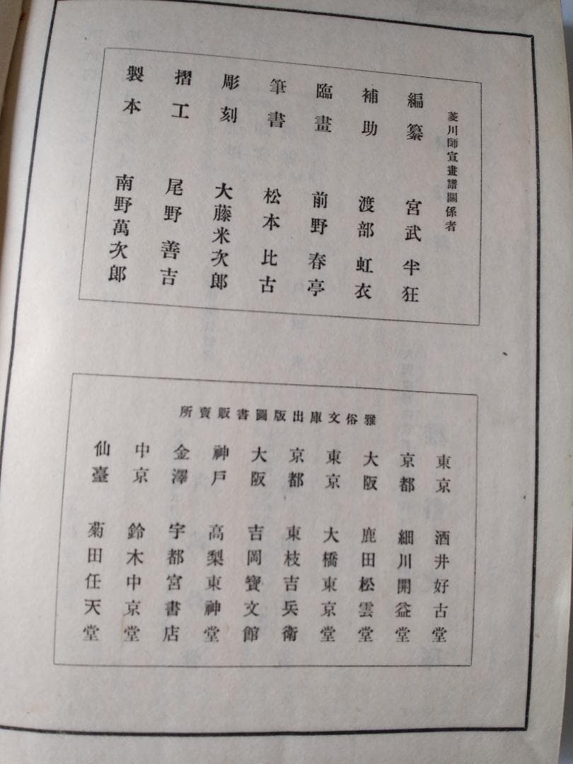 浮世絵本乃祖 『 菱川師宣画譜 』 宮武外骨 著 雅俗文庫 明治42年 です。