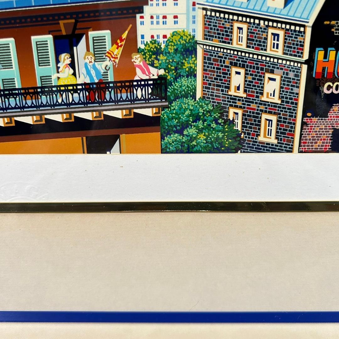 ヒロ・ヤマガタ「バルーニング」シルクスクリーン 直筆サイン入り エンボス印有り