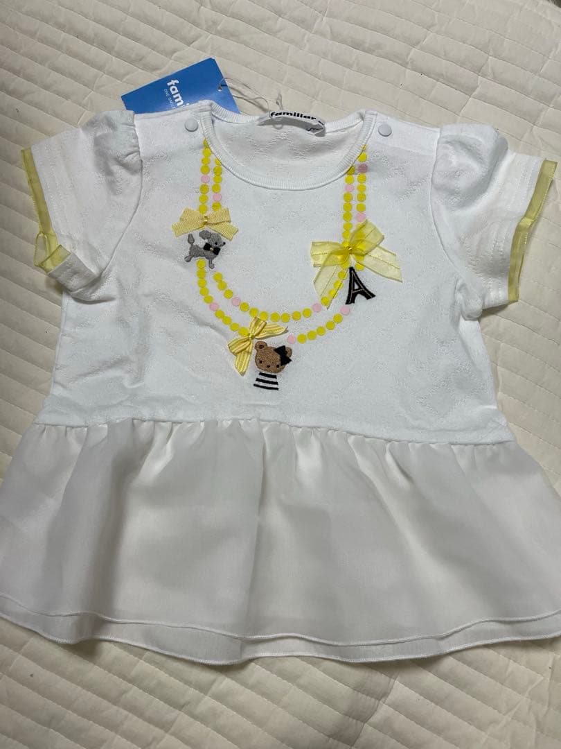 新品 ファミリア Ｔシャツ 80