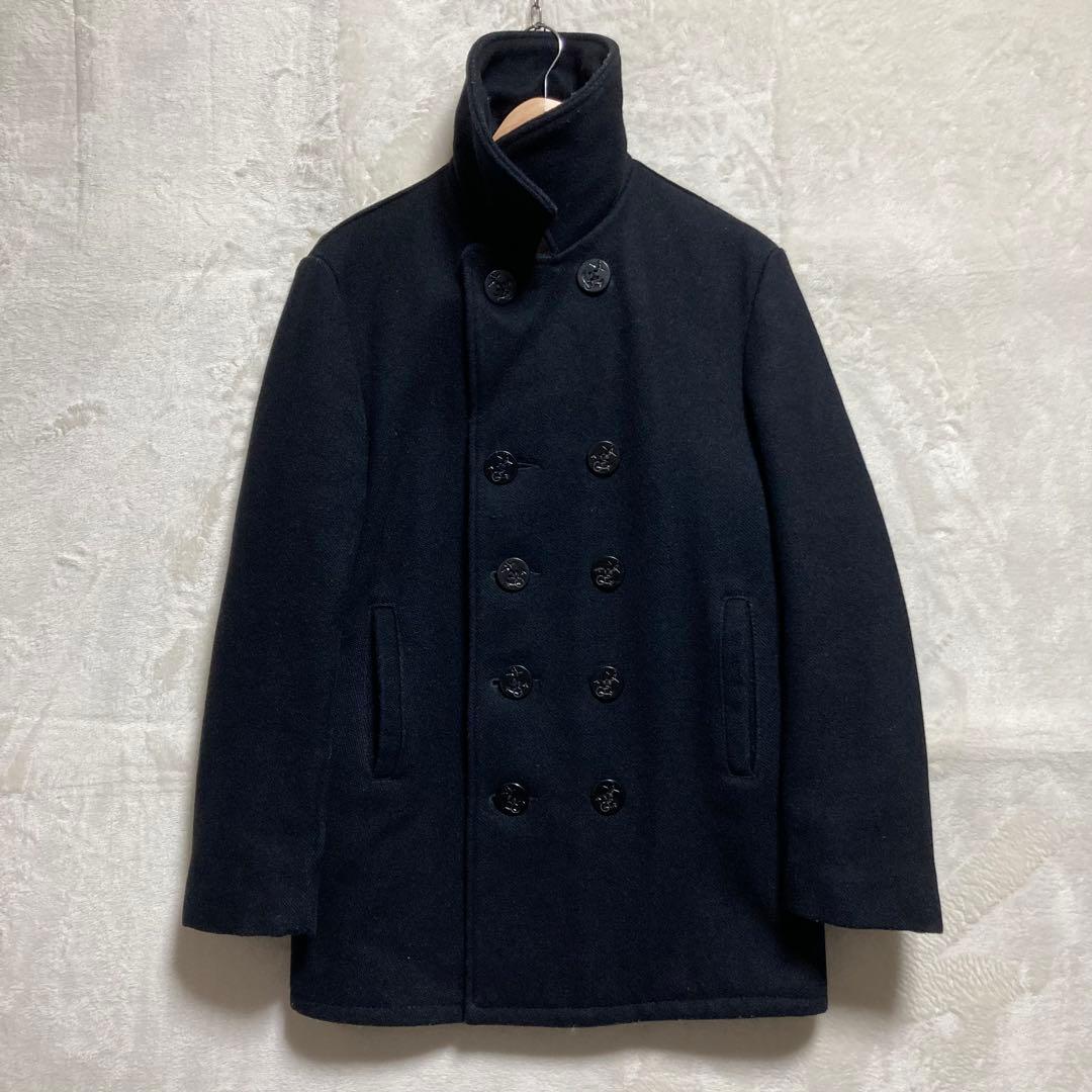 70s Schott ピーコート ブラック 38 L ショット USA製　古着