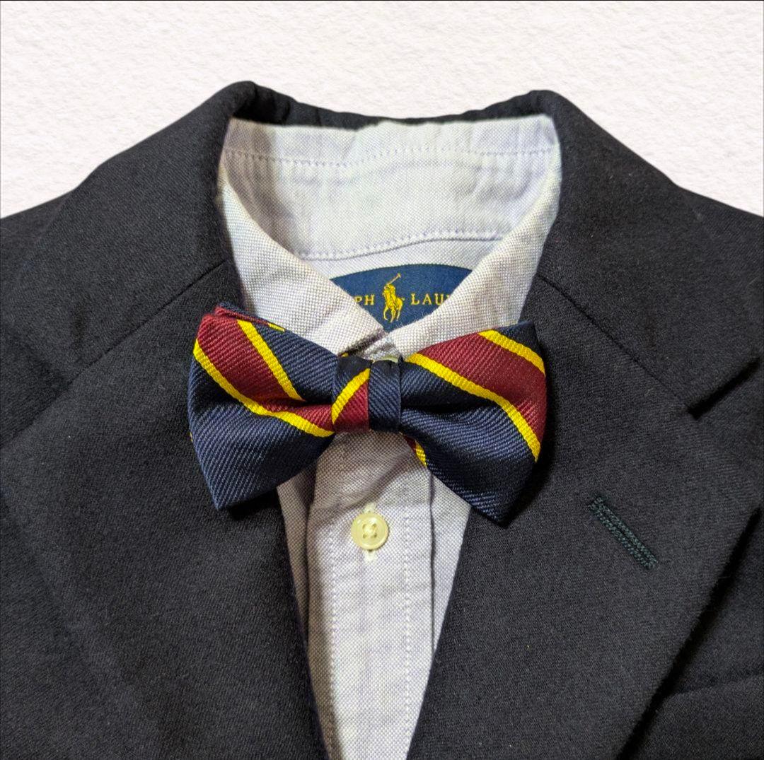 豪華5点セット✨ ラルフローレン フォーマル キッズスーツ 金ボタン 蝶ネクタイ