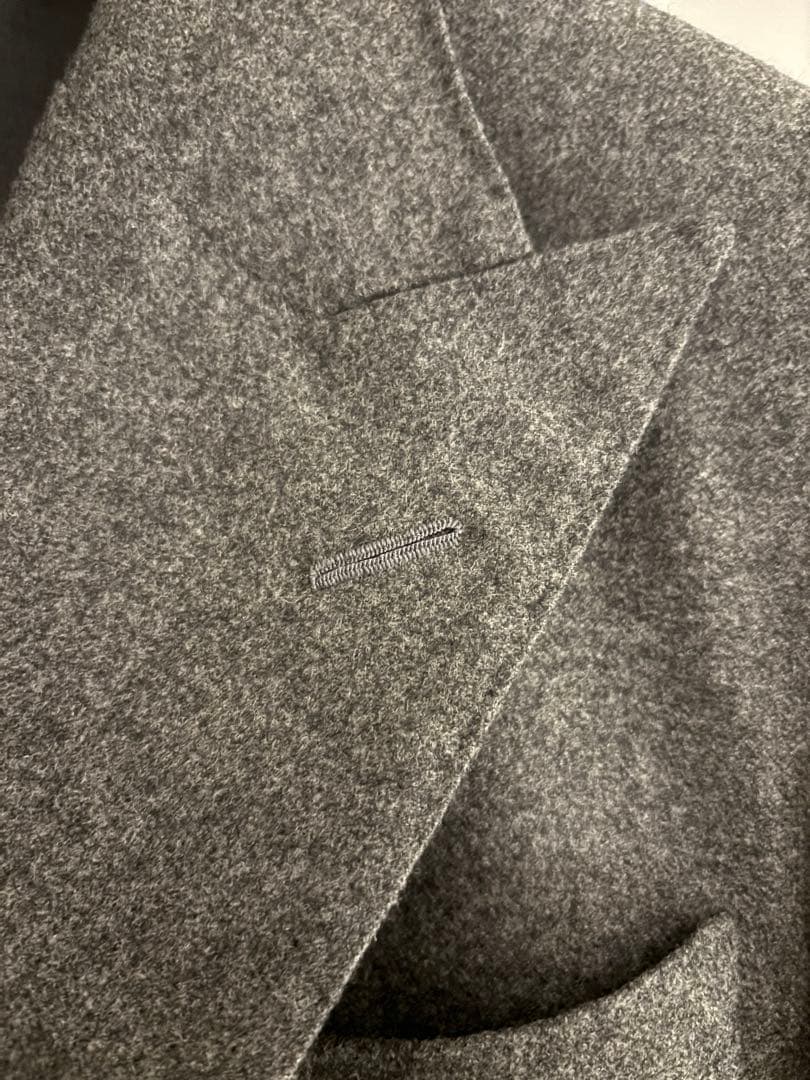 Boston tailor グレー ダブルブレスト ビスポーク ジャケット