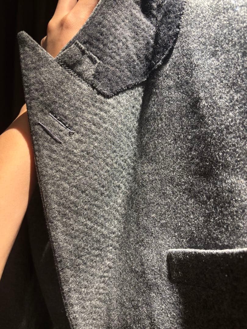 Boston tailor グレー ダブルブレスト ビスポーク ジャケット