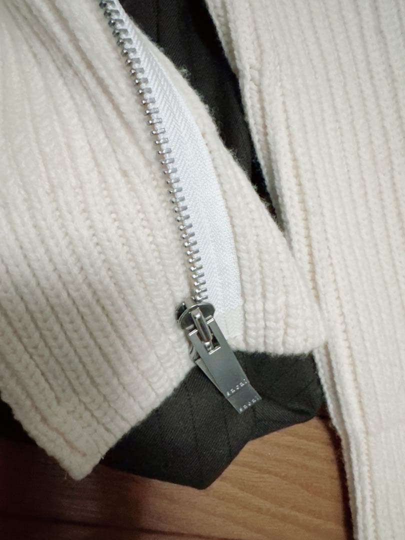 Sacai サカイ　✰極美品　クリーニング済　ニット　ドッキング　コート　ワンピ