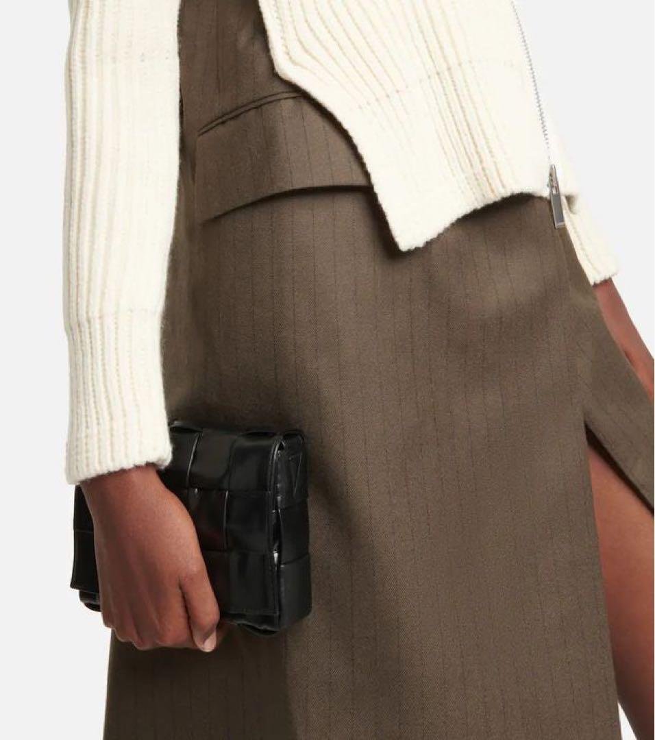 Sacai サカイ　✰極美品　クリーニング済　ニット　ドッキング　コート　ワンピ