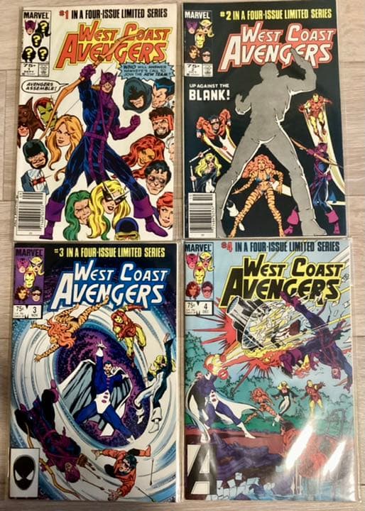 West coast AVENGERS #1〜#4 アメコミ　マーベル