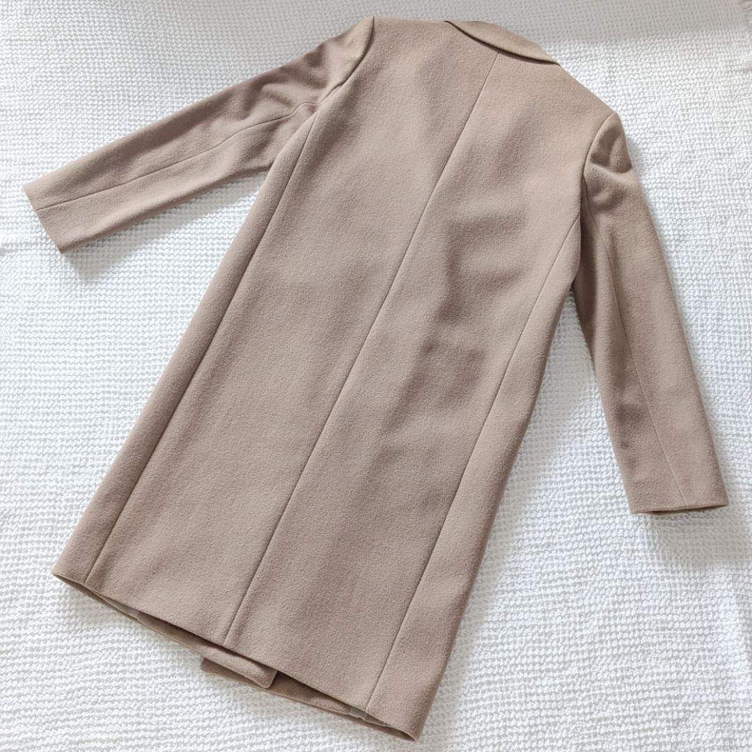 Theory セオリー チェスターコート ウール S キャメル ベージュ