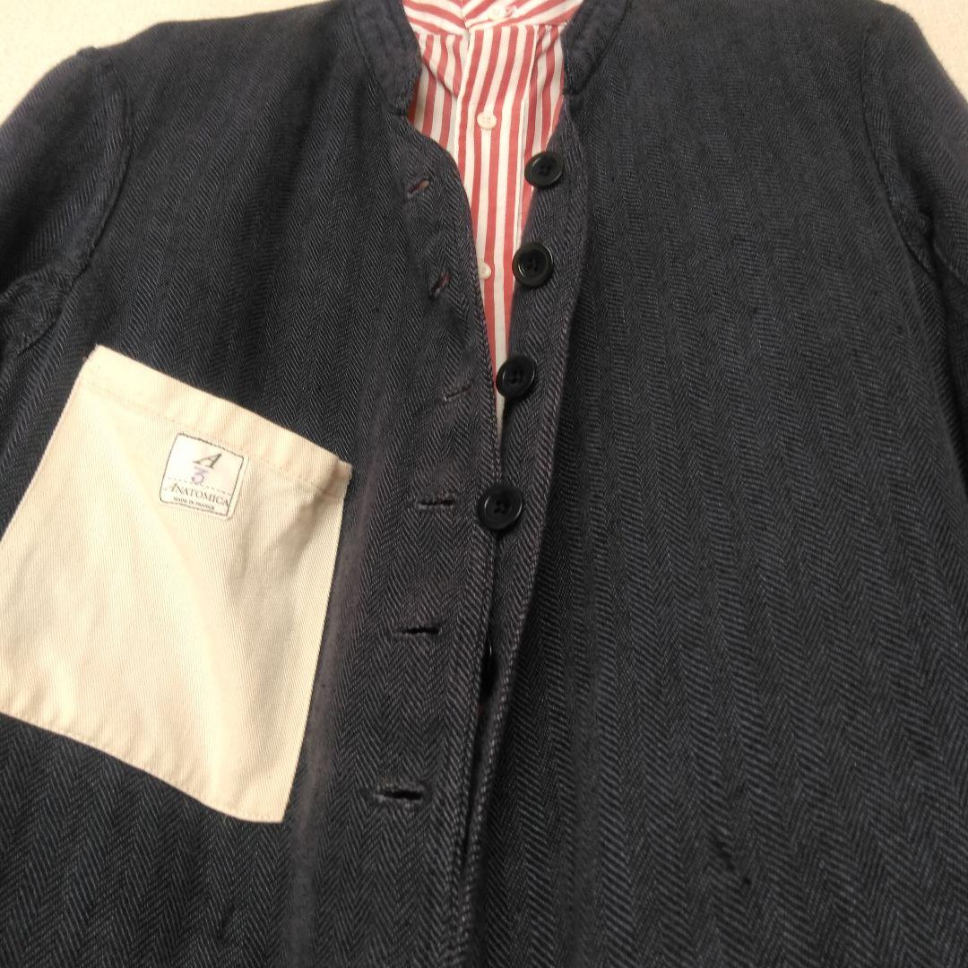 【NO BS評価返信遅い一人親です 】アナトミカ ドルマンリネン ネイビー