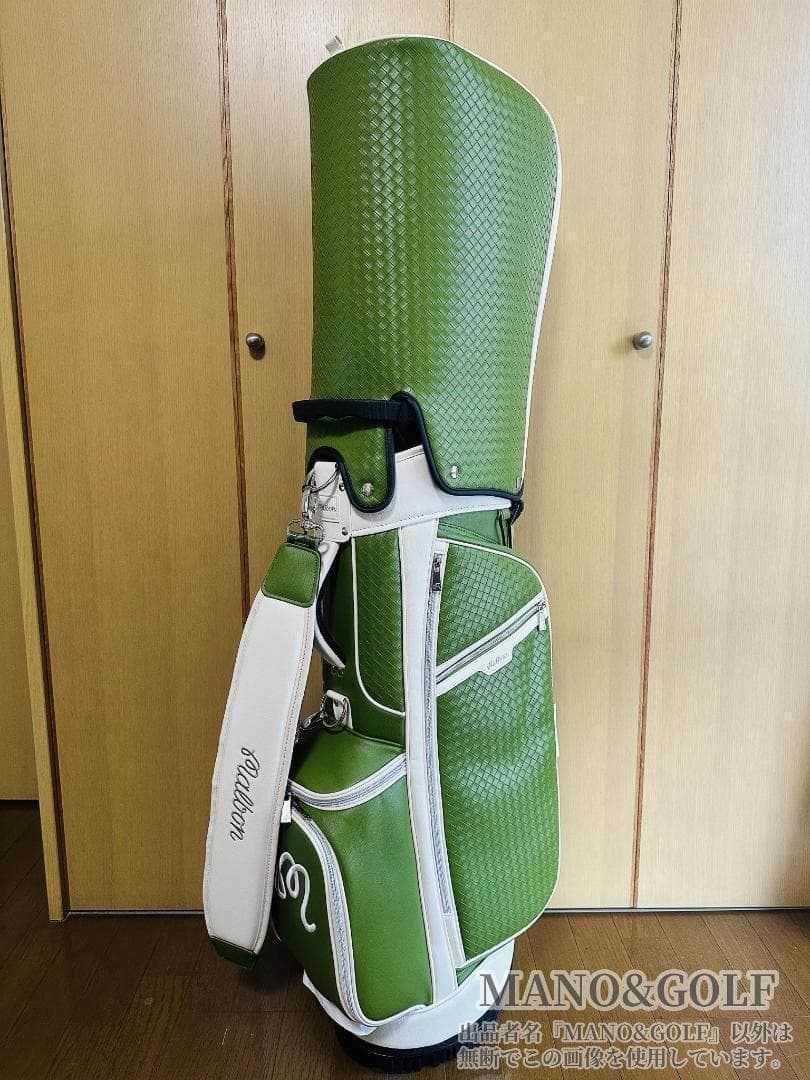即日発送 マルボンゴルフ キャディバッグ Malbon Golf 緑色