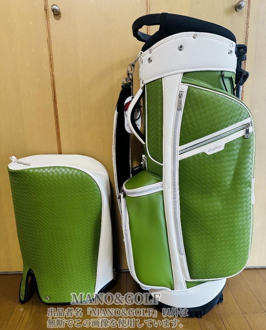 即日発送 マルボンゴルフ キャディバッグ Malbon Golf 緑色