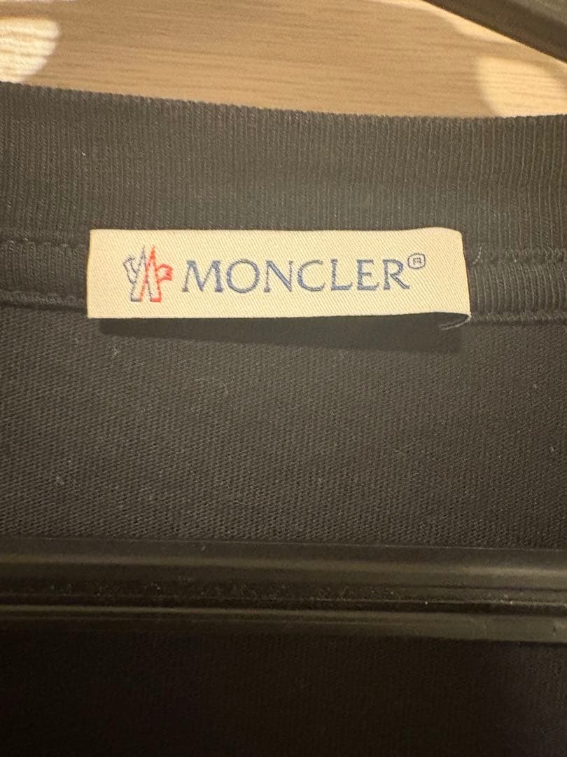 MONCLER ブラック 長袖カットソー　XL