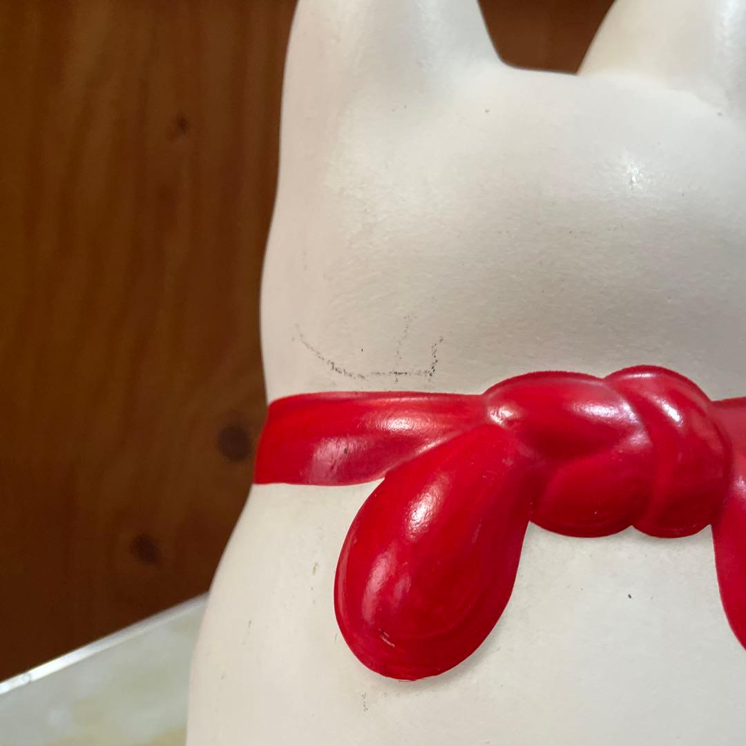 昭和レトロ　招き猫　豪徳寺　縁起物　金運　開運　置物　30㎝