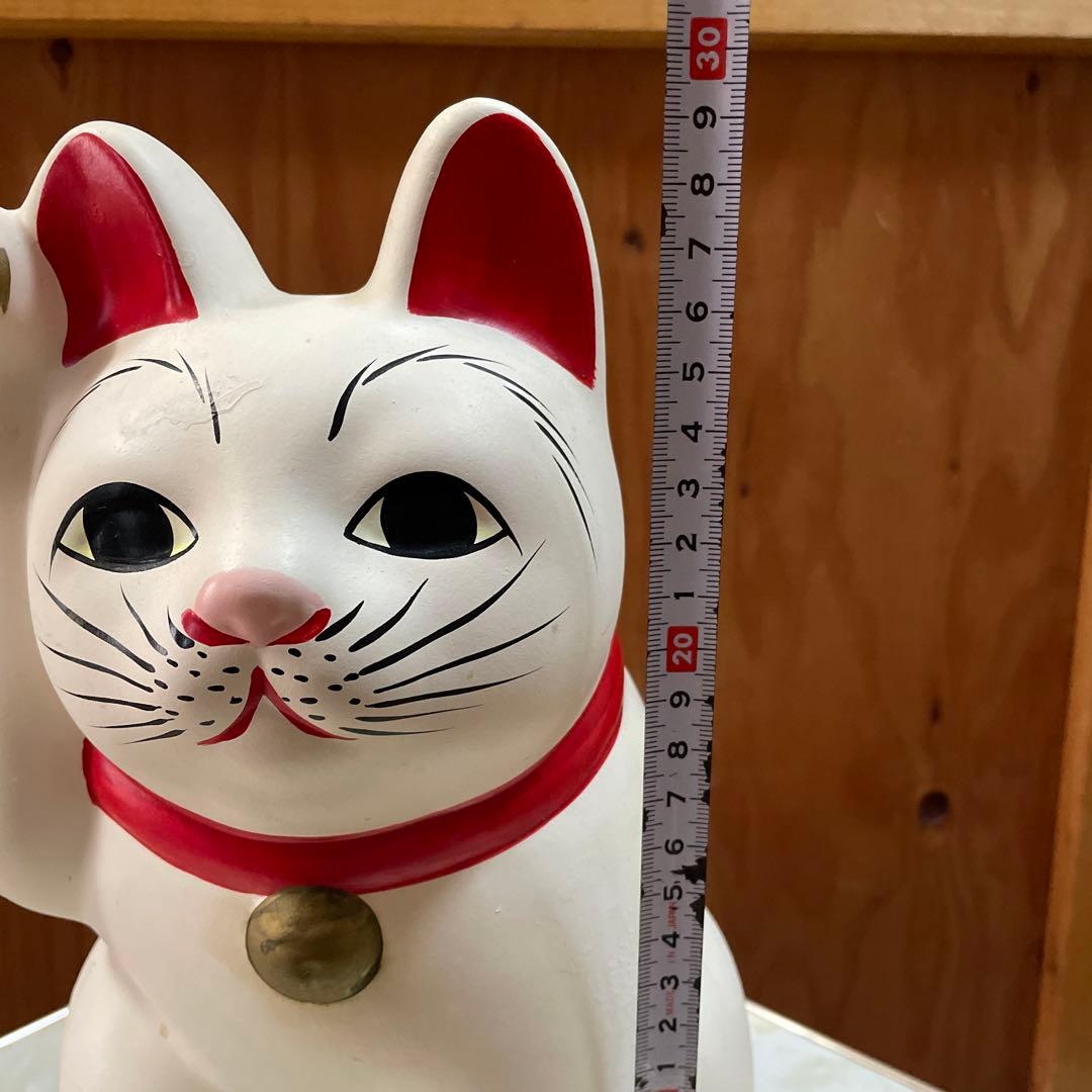 昭和レトロ　招き猫　豪徳寺　縁起物　金運　開運　置物　30㎝