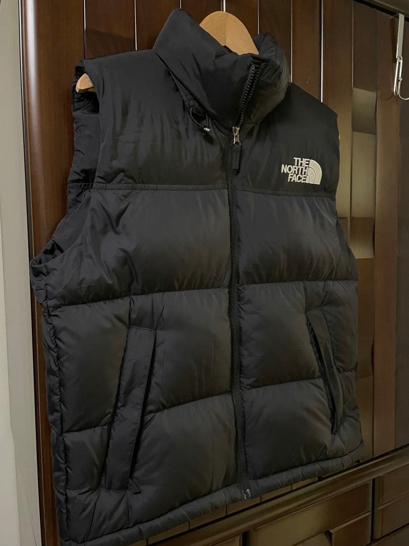 良品 ノースフェイス ヌプシ ダウンベスト ND92338 日本製 ブラック S