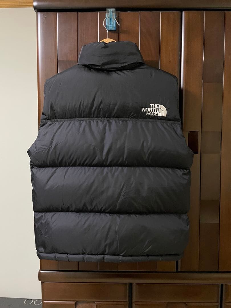 良品 ノースフェイス ヌプシ ダウンベスト ND92338 日本製 ブラック S