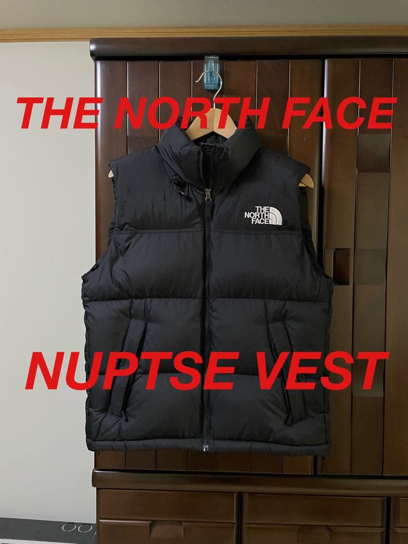 良品 ノースフェイス ヌプシ ダウンベスト ND92338 日本製 ブラック S