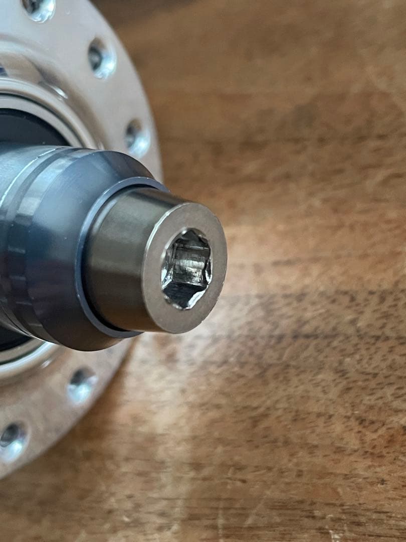 Philwood \"Pro\" Brompton Front Hub シルバー