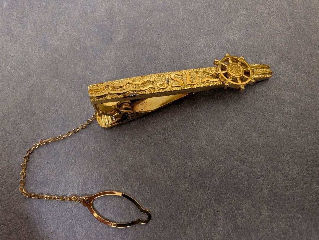 r*i様 JSU 全日本海員組合 特別功労賞 タイピン バッチ セット 18金