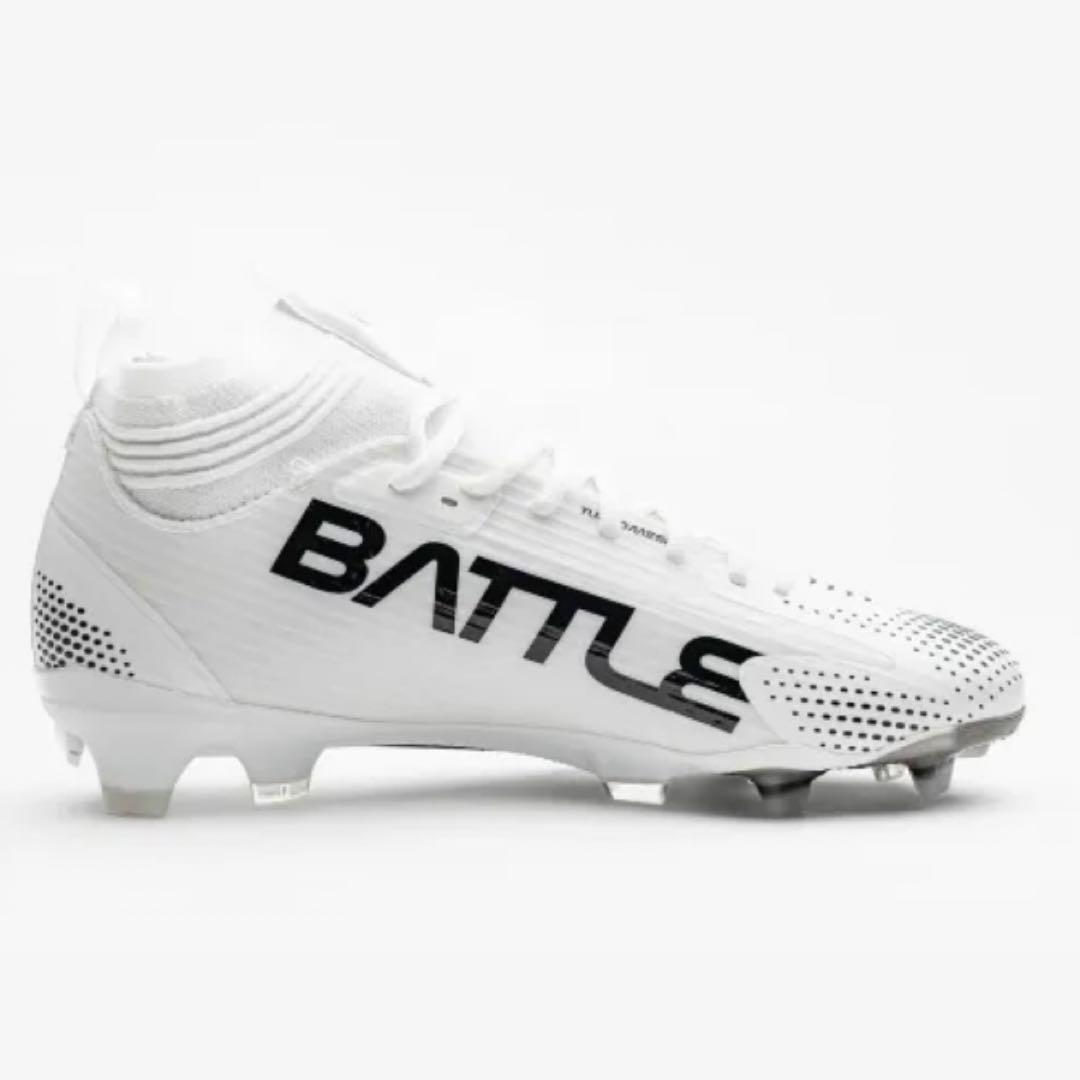 BATTLE ASTROFLY ホワイト アメフト スパイク 29cm 12