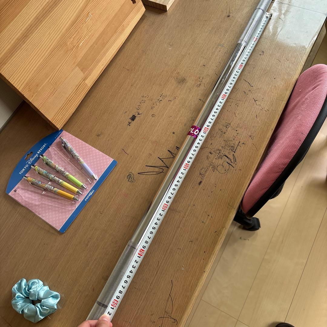 バーベルシャフト　3本 クランプセット