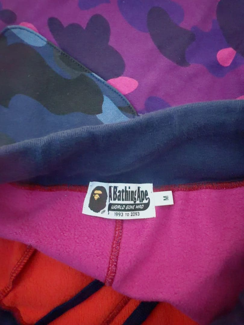 そうた A Bathing Ape レッドカモフラージュショートパンツ