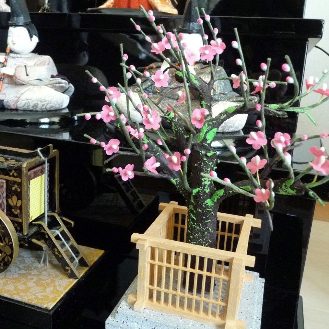 久月　桃山雛　雛人形セット 3段10人飾り　毛はたき、栞付き