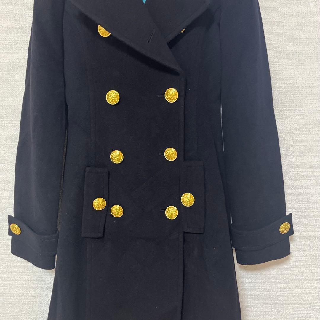 希少【SLY 】ベビドンコート 安室奈美恵ｐｖ着用　ロング丈コート　黒 Sサイズ