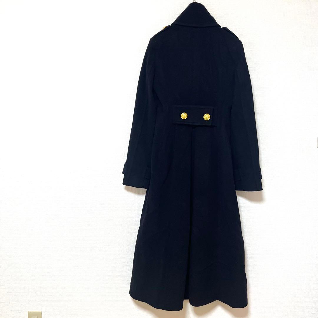 希少【SLY 】ベビドンコート 安室奈美恵ｐｖ着用　ロング丈コート　黒 Sサイズ