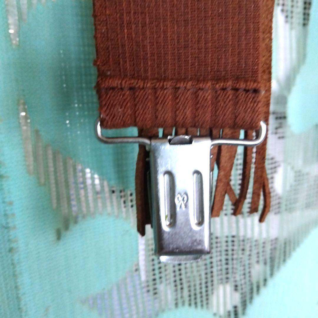 ボ*ド様 ✫ヴィンテージ✫本革ウェスタン風サスペンダーベルト