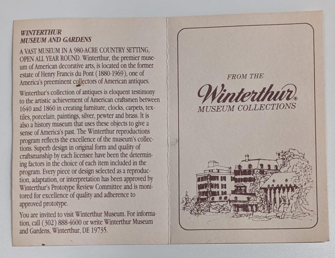 Winterthur Dessert Plates　デザートプレート