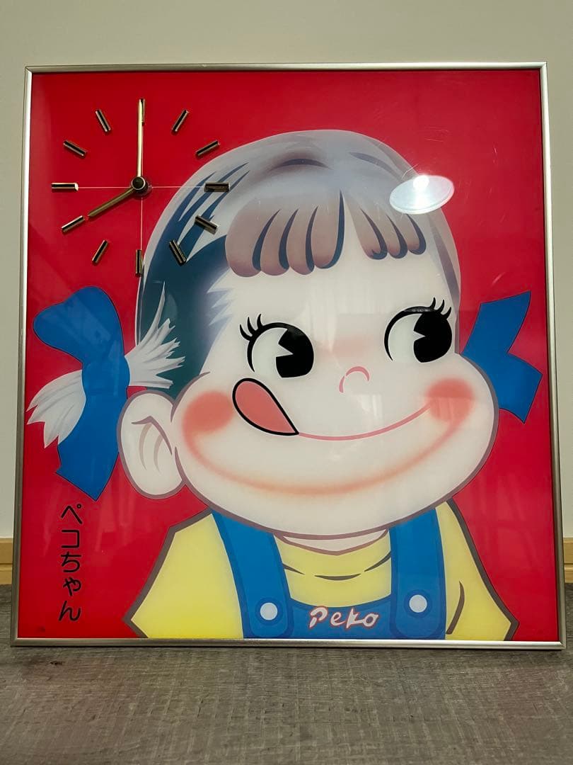 ペコちゃん 壁掛け時計