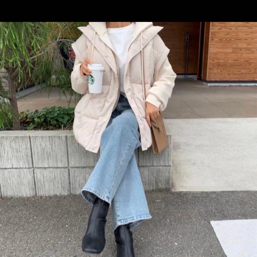 大人気♡即完売/BLATE/2WAY袖取外し中綿ベスト/中綿ブルゾン